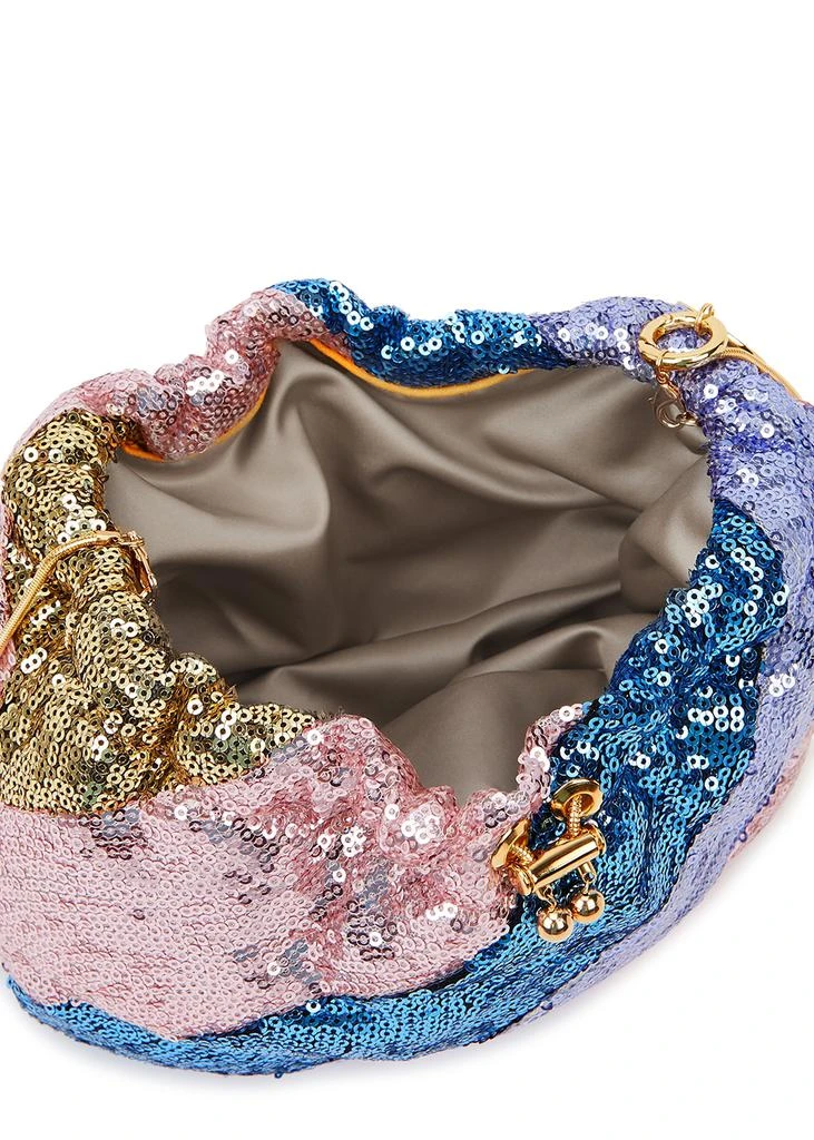 商品ROSANTICA|Fatale sequin-embellished clutch,价格¥3068,第4张图片详细描述