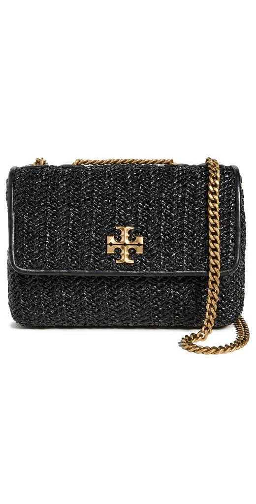 商品Tory Burch|Tory Burch 汤丽柏琦 小号 Kira V 型涂漆草编多种背法肩背包,价格¥4977,第1张图片