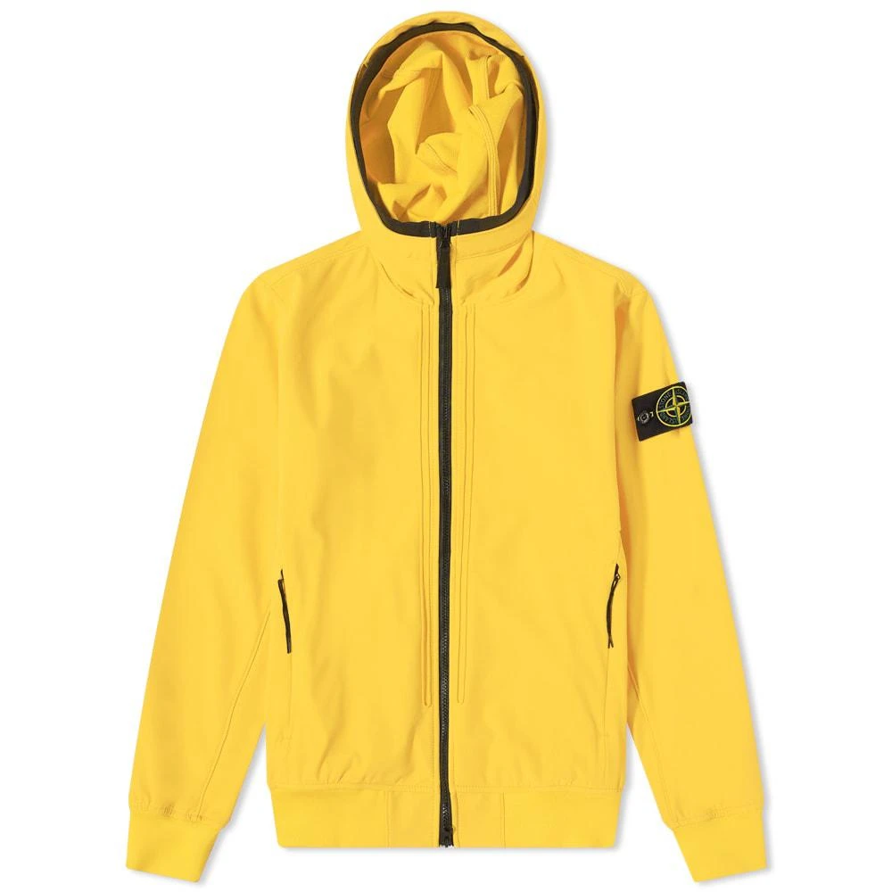 商品Stone Island|Stone Island Soft Shell-R Hooded Jacket,价格¥3224,第1张图片