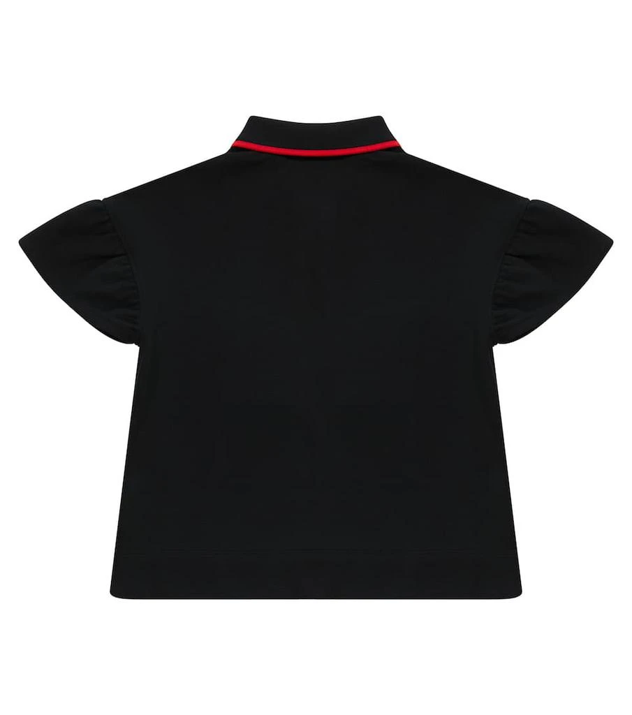 商品Burberry|Icon Stripe棉质珠地布Polo衫,价格¥1413,第4张图片详细描述