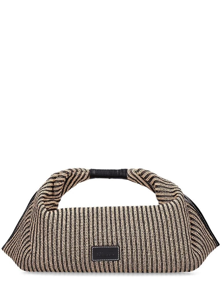 商品Staud|Jetson Striped Fabric & Leather Bag,价格¥1735,第1张图片