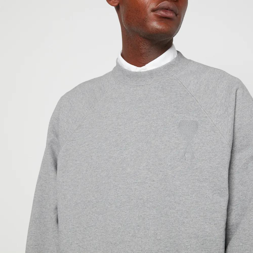 AMI Tonal De Coeur French Cotton-Terry Sweatshirt商品第4张图片规格展示