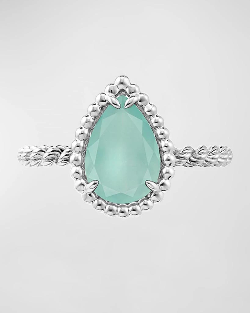 商品Boucheron|Serpent Bohème 18K White Gold Aquaprase Ring,价格¥19285,第4张图片详细描述