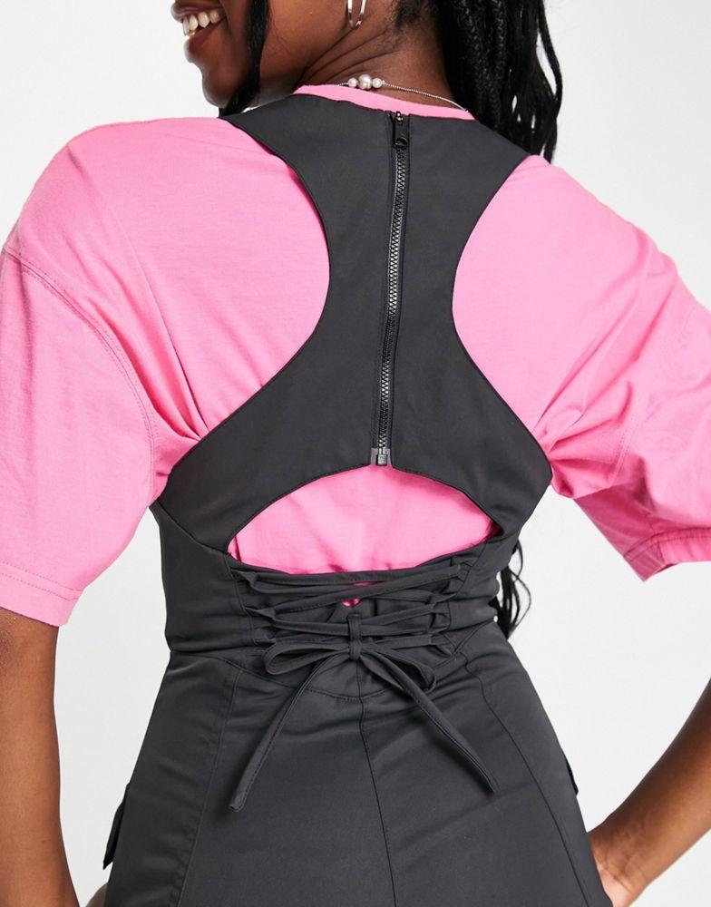 Jordan 23 Engineered Chicago corset trousers in black商品第3张图片规格展示