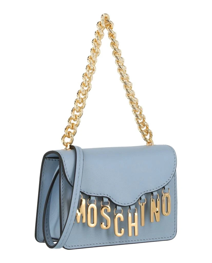 商品Moschino|Logo Charm Mini Shoulder Bag,价格¥3159,第2张图片详细描述