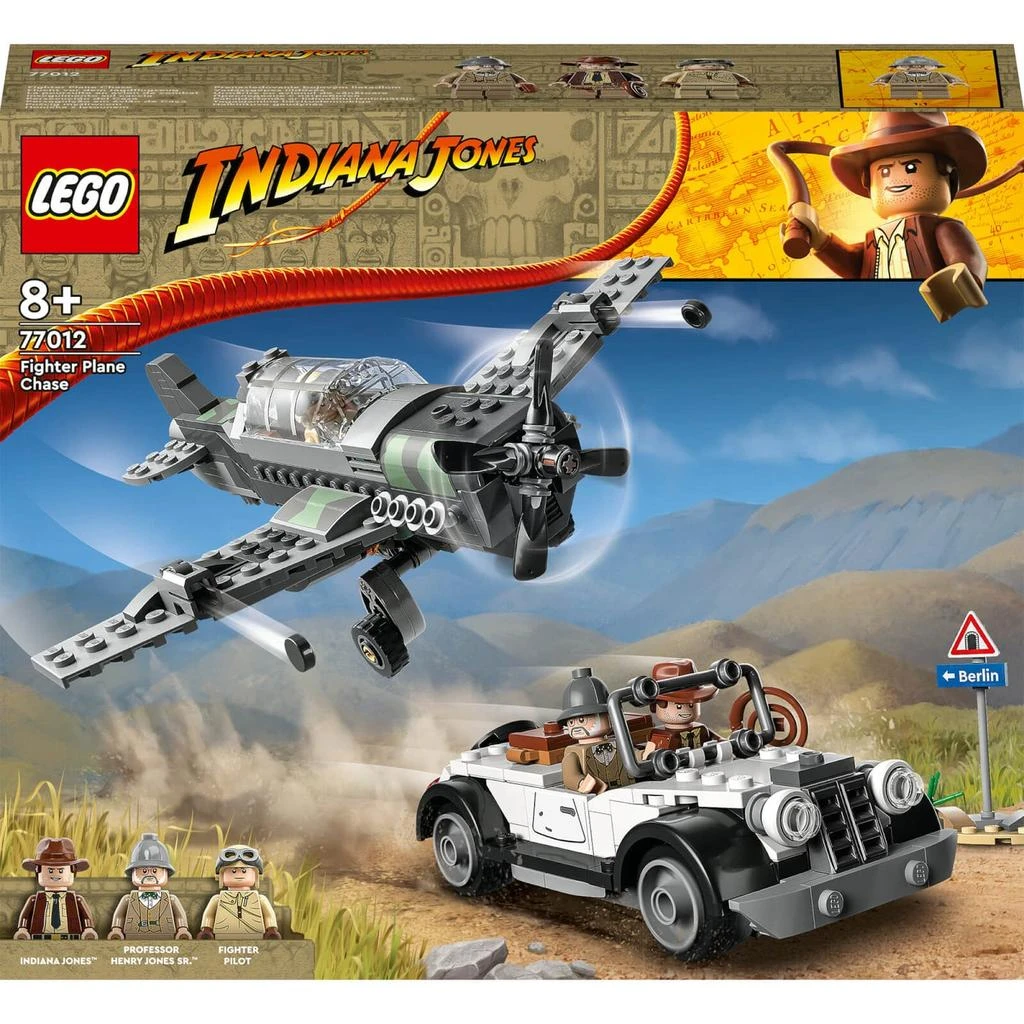 商品LEGO|LEGO Indiana Jones Fighter Plane Chase with Toy Car (77012),价格¥278,第1张图片