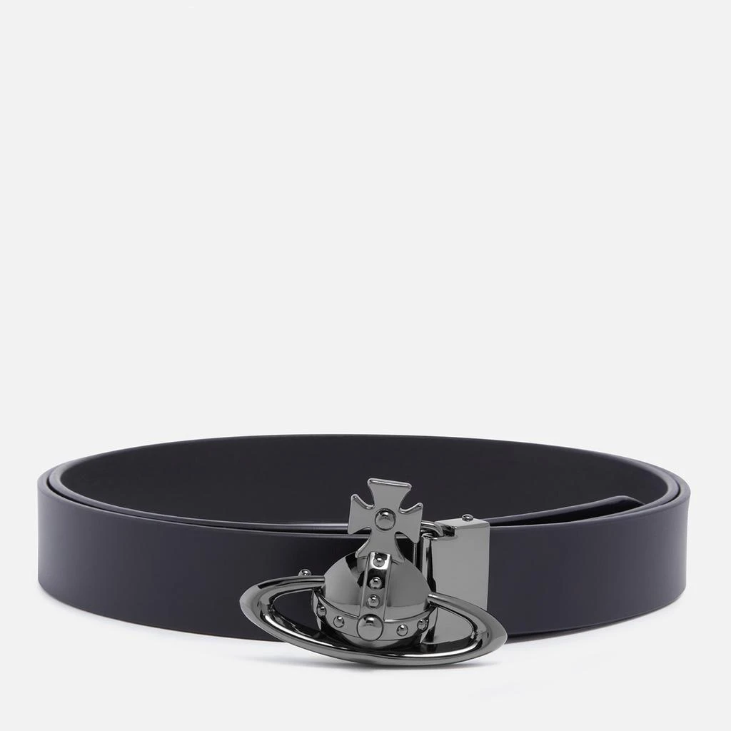 商品Vivienne Westwood|Vivienne Westwood Orb Buckle Leather Belt,价格¥1692,第1张图片