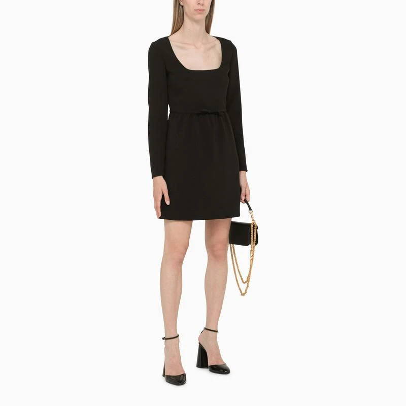 商品RED Valentino|Black mini dress,价格¥3419,第2张图片详细描述