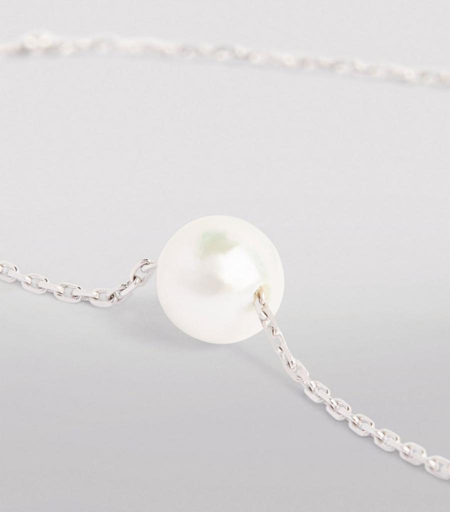 White Gold and Akoya Pearl Sensuelle Chain Bracelet商品第6张图片规格展示