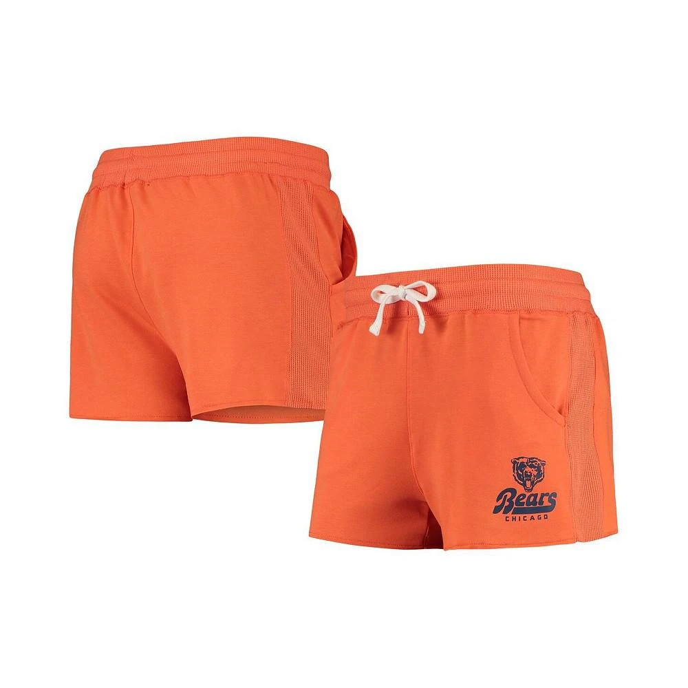 商品Junk Food|Women's Orange Chicago Bears Tri-Blend Shorts,价格¥262,第1张图片