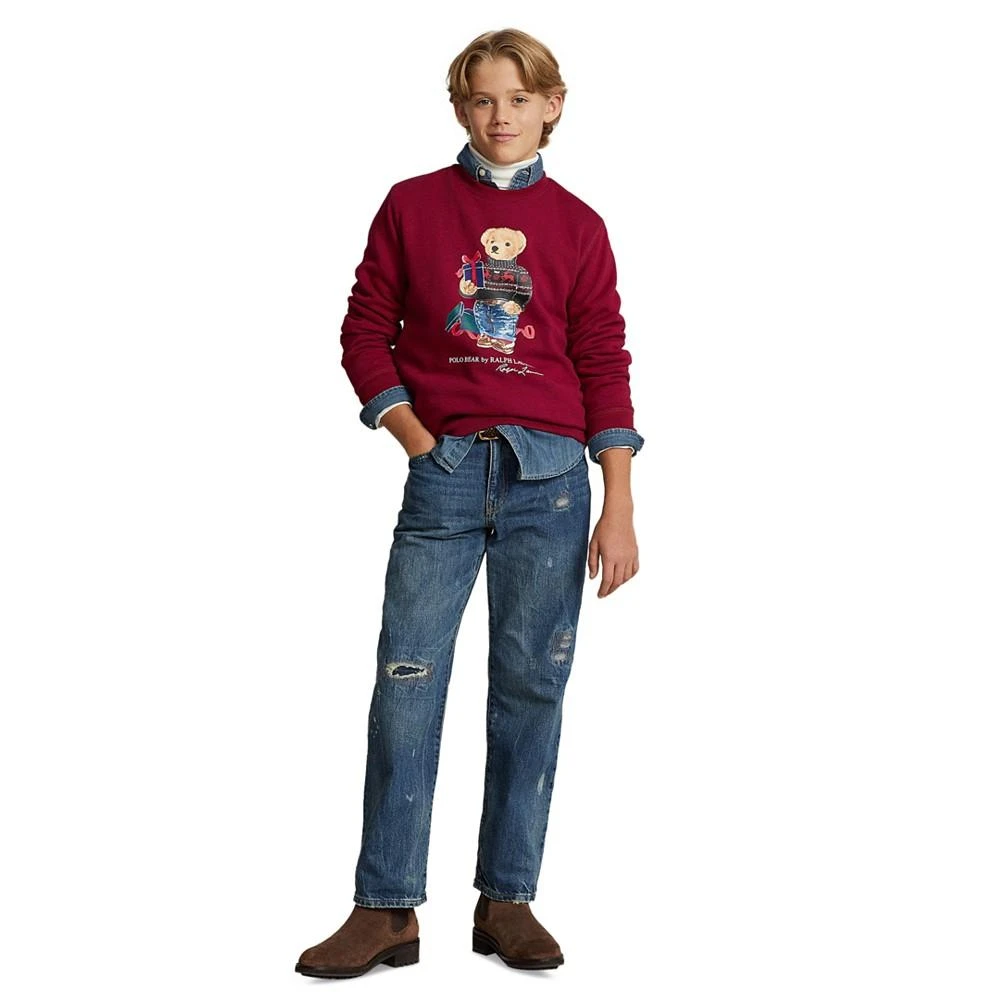 商品Ralph Lauren|Big Boys Polo Bear Fleece Sweatshirt,价格¥380,第2张图片详细描述