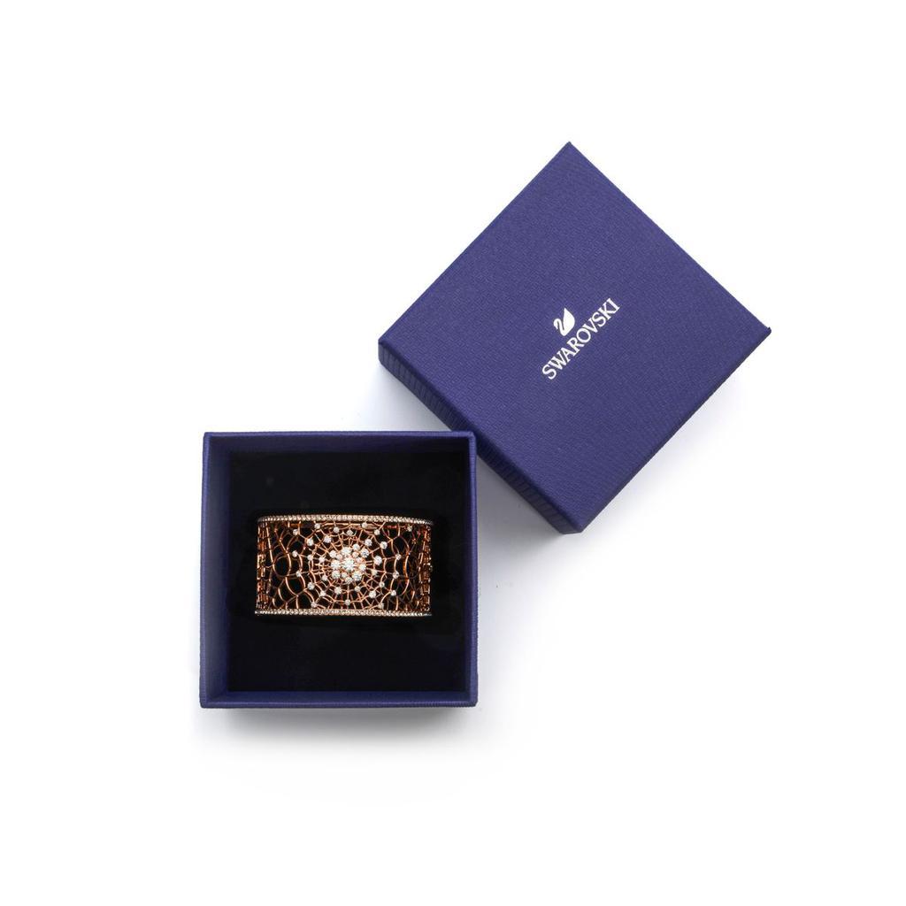 商品Swarovski|Swarovski Precisely Rose Gold Tone Czech White Crystal Bracelet 5503825,价格¥710,第4张图片详细描述