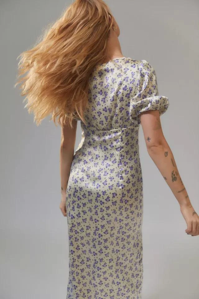 商品Urban Outfitters|UO Lauren Lace-Trim Floral Midi Dress,价格¥150,第3张图片详细描述