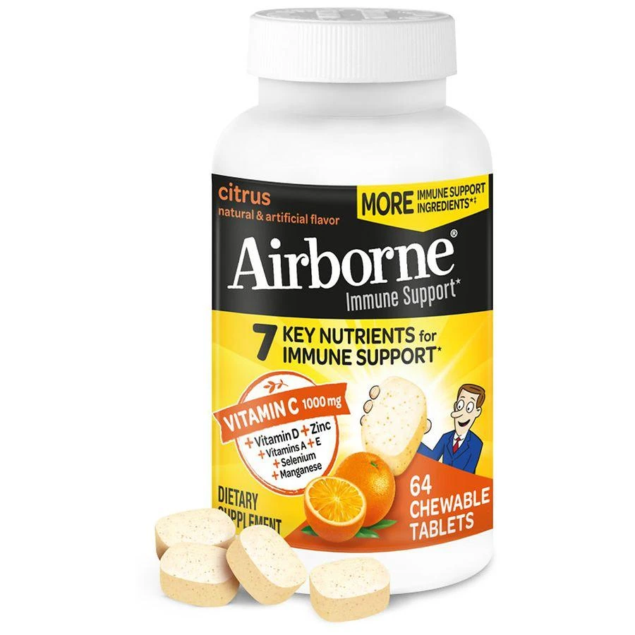 商品Airborne|Chewables Citrus,价格¥150,第1张图片详细描述