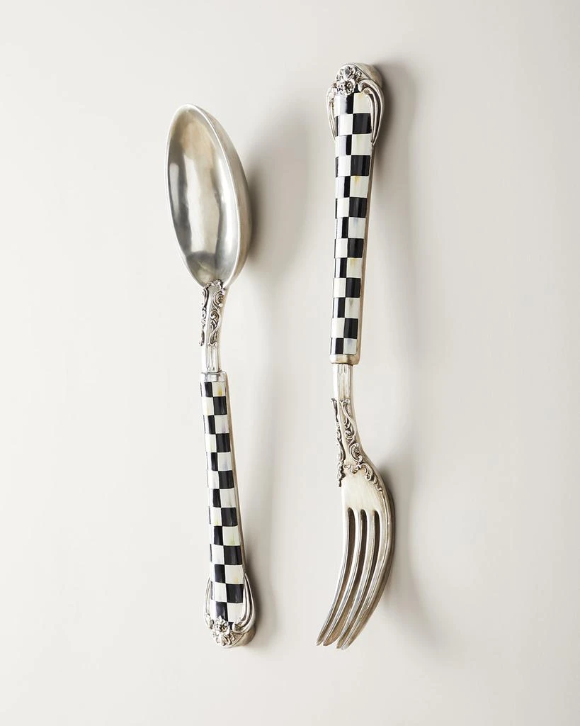 MacKenzie-Childs Courtly Check Spoon Fork 2