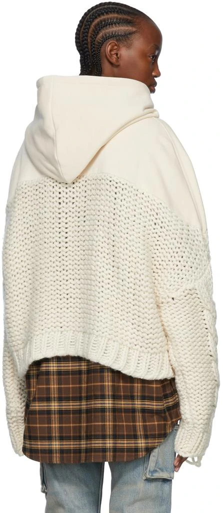 商品AMIRI|Off-White Wool Hoodie,价格¥8682,第3张图片详细描述