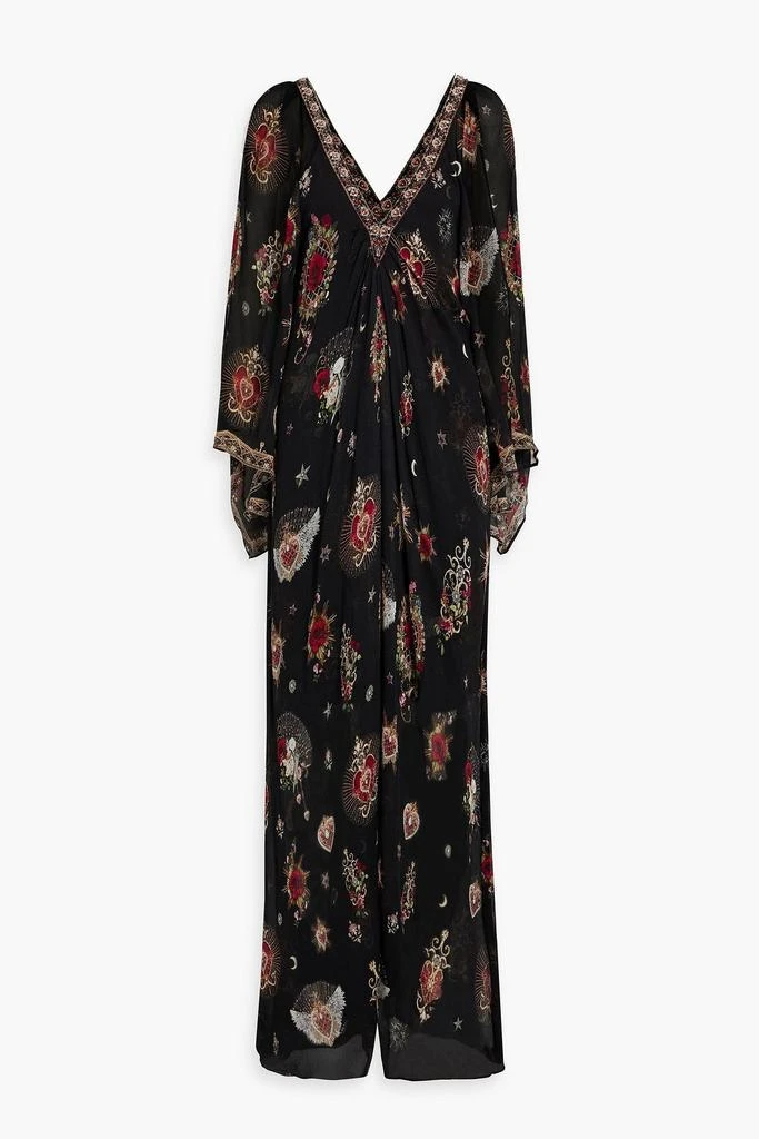 商品Camilla|Embellished printed silk-georgette maxi dress,价格¥3516,第1张图片