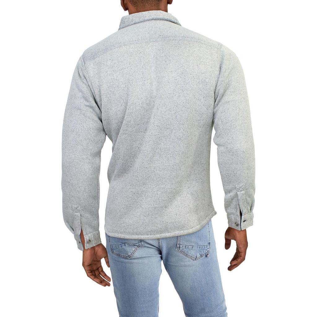 Weatherproof Vintage Mens Sherpa Lined Coatigan Cardigan Sweater商品第6张图片规格展示