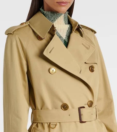 商品Burberry|Waterloo棉质华达呢风衣,价格¥26418,第4张图片详细描述