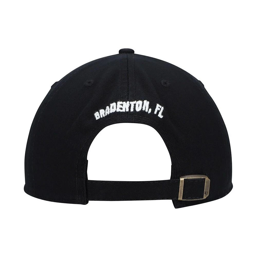 商品47 Brand|Men's Black Pittsburgh Pirates 2022 MLB Spring Training Cross Bone Clean Up Adjustable Hat,价格¥163,第5张图片详细描述