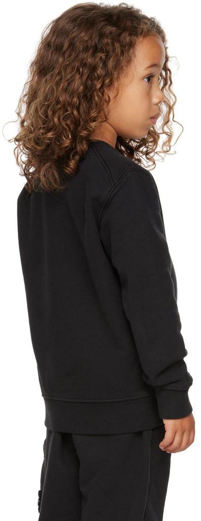 Kids Black Garment-Dyed Sweatshirt商品第3张图片规格展示