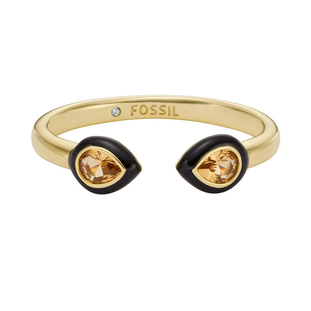 商品Fossil|Candy Jewels Enamel Crystal Toi Et Moi Ring,价格¥412,第3张图片详细描述