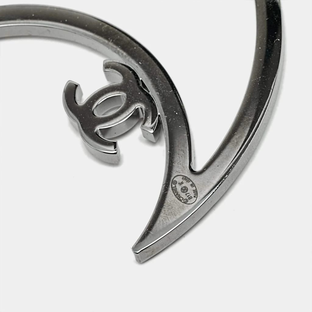 商品[二手商品] Chanel|Chanel CC Moon Crystals Silver Tone Brooch,价格¥4289,第3张图片详细描述