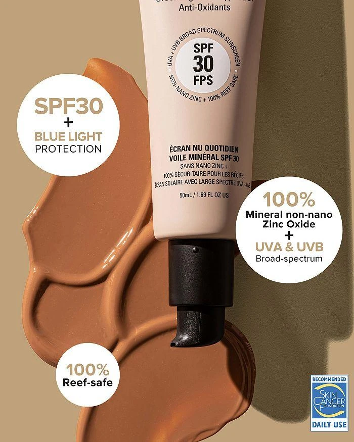 商品NUDESTIX|NudeScreen Daily Mineral Veil SPF 30 1.7 oz.,价格¥269,第2张图片详细描述