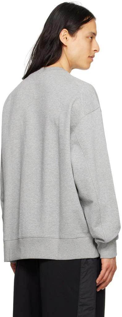 商品Y-3|Gray Dropped Shoulder Sweatshirt,价格¥981,第3张图片详细描述