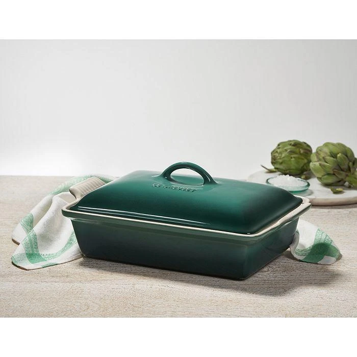 商品Le Creuset|Stoneware 4 Quart Covered Rectangular Casserole,价格¥800,第2张图片详细描述