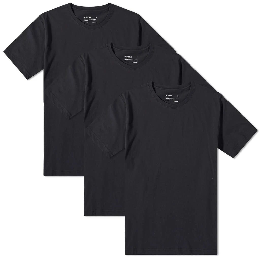 商品Purple Brand|Purple Brand Clean Jersey 3-Pack T-Shirt,价格¥464,第1张图片