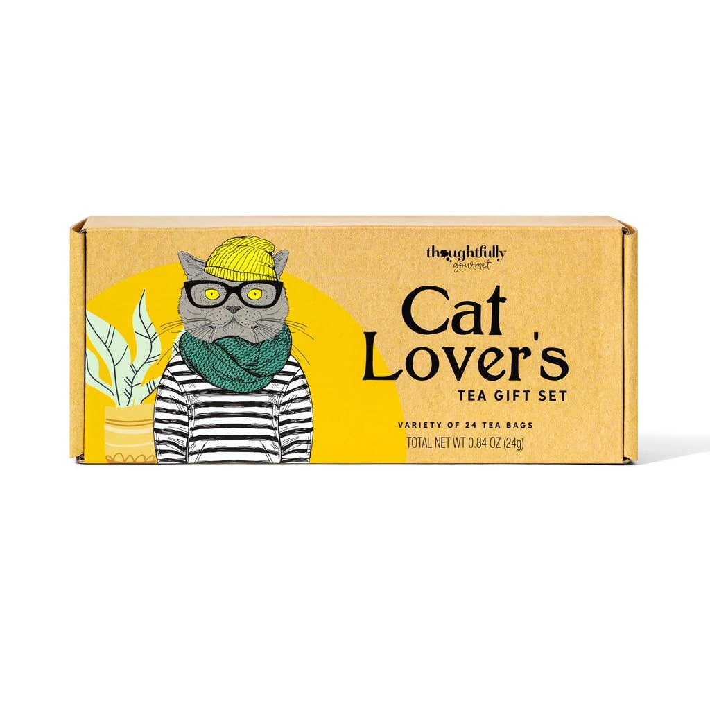 商品Thoughtfully|Gourmet, Cat Lover’s Tea Gift Set, Set of 24,价格¥199,第4张图片详细描述