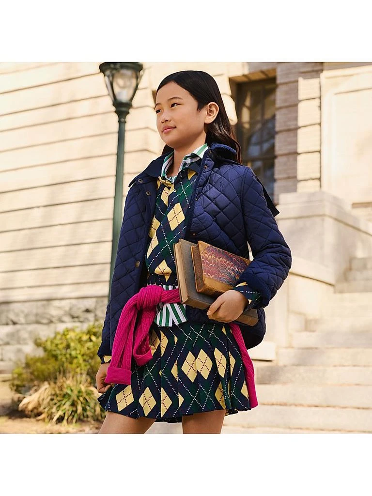 Little Girl's & Girl's Quilted Hooded Jacket 商品