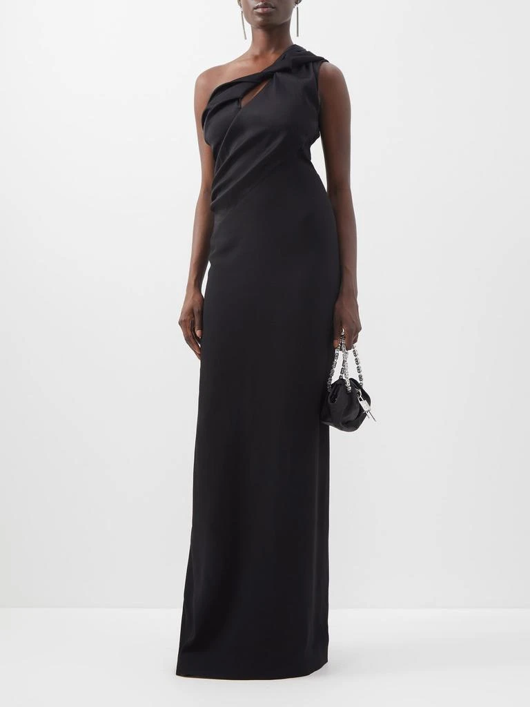 商品Givenchy|Twist-front cutout crepe gown,价格¥10552,第2张图片详细描述
