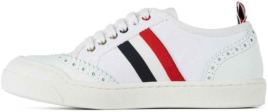 商品Thom Browne|白色 Side Stripe 儿童运动鞋,价格¥4735,第3张图片详细描述