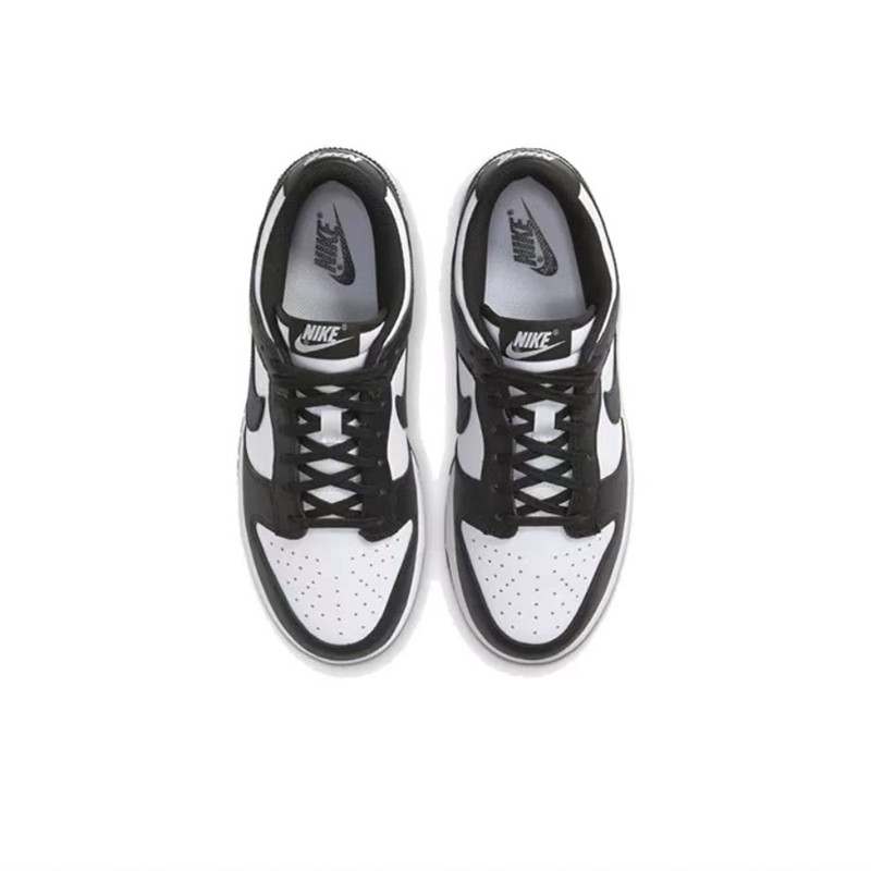 NIKE DUNK LOW WHITE/BLACK 熊猫低帮复古板鞋 女款商品第4张图片规格展示