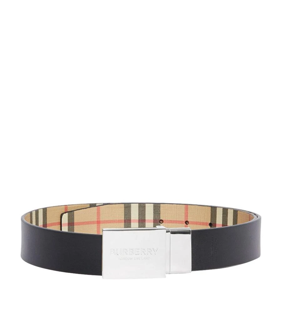 商品Burberry|Reversible Vintage Check Belt,价格¥4014,第4张图片详细描述