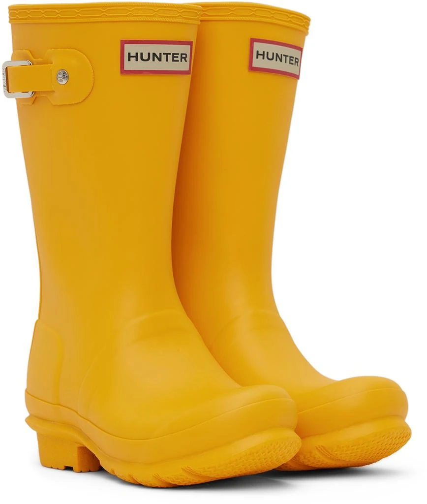 商品Hunter|Kids Yellow Original Big Kids Rain Boots,价格¥706,第4张图片详细描述