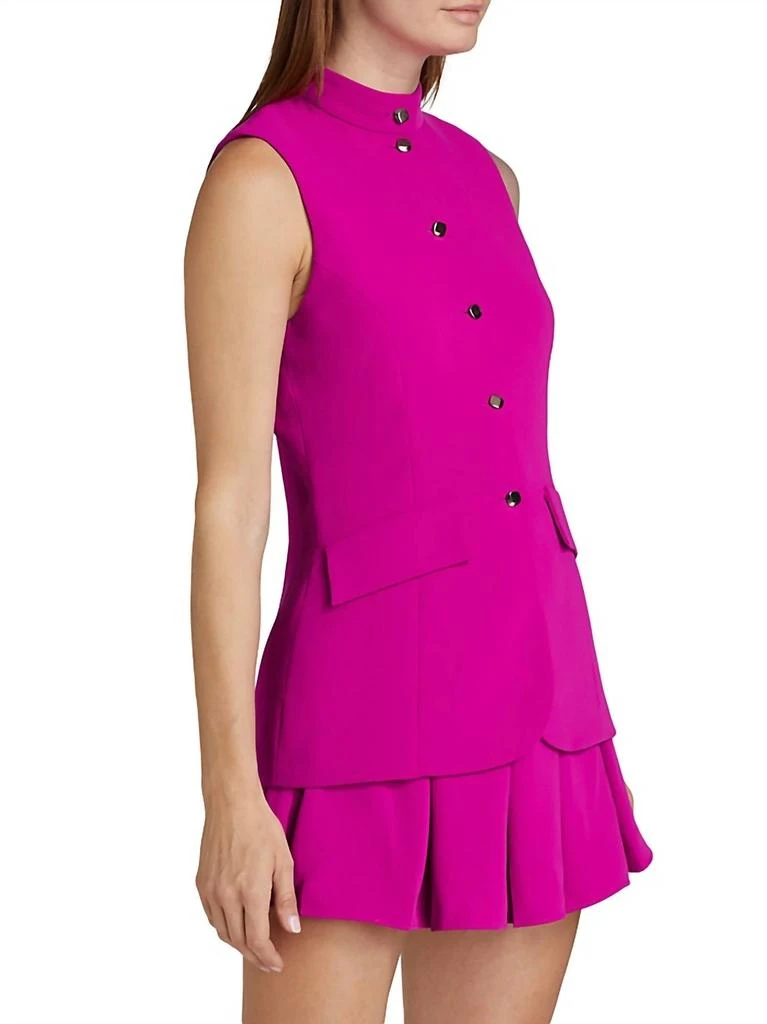 商品Amanda Uprichard|Evelyn Skort Romper In Dark Hot Pink,价格¥1277,第2张图片详细描述