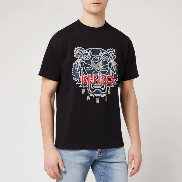 商品Kenzo|KENZO Men's 经典虎头T恤 - Black,价格¥726,第1张图片