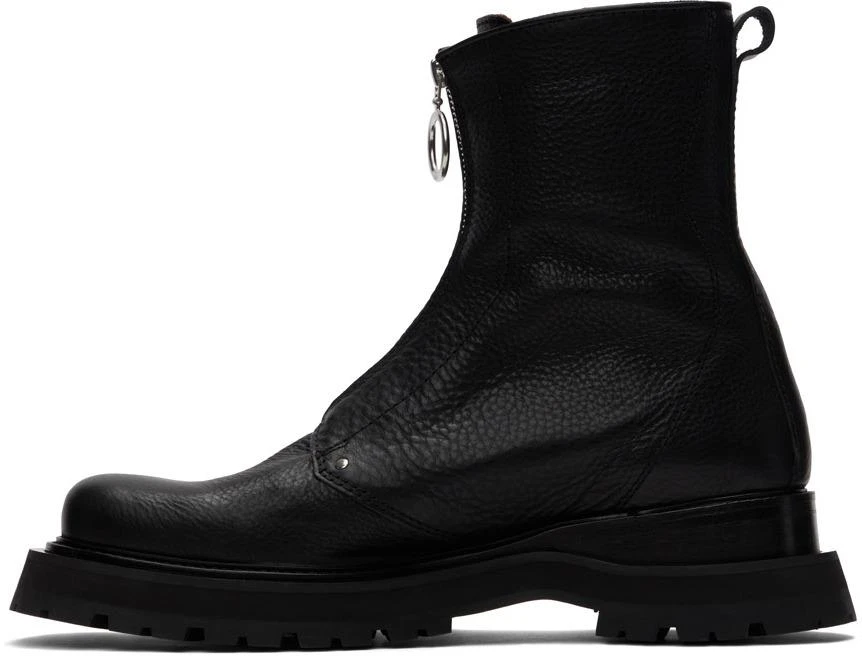 商品AMI|Black Zipped Boots,价格¥2601,第3张图片详细描述