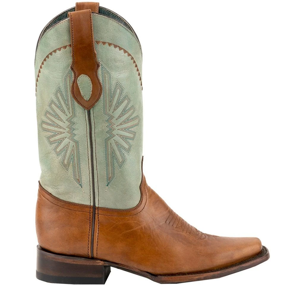商品Ferrini|Santa Fe Square Toe Cowboy Boots,价格¥1356,第1张图片