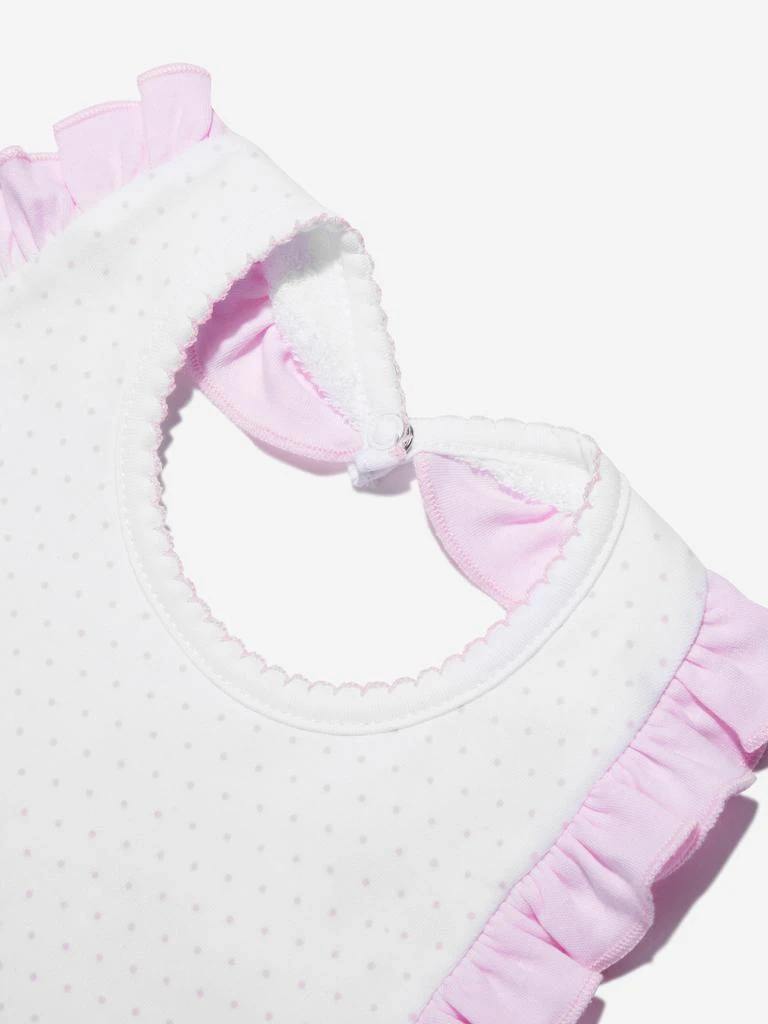 商品Magnolia Baby|Magnolia Baby Baby Girls Princess Swan Embroidered Ruffle Bib in White,价格¥72,第3张图片详细描述