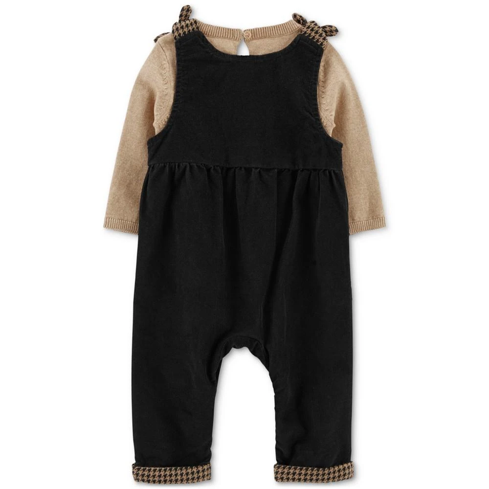 商品Carter's|Baby Girls 2-Pc. Top & Corduroy Overall Set,价格¥90,第2张图片详细描述