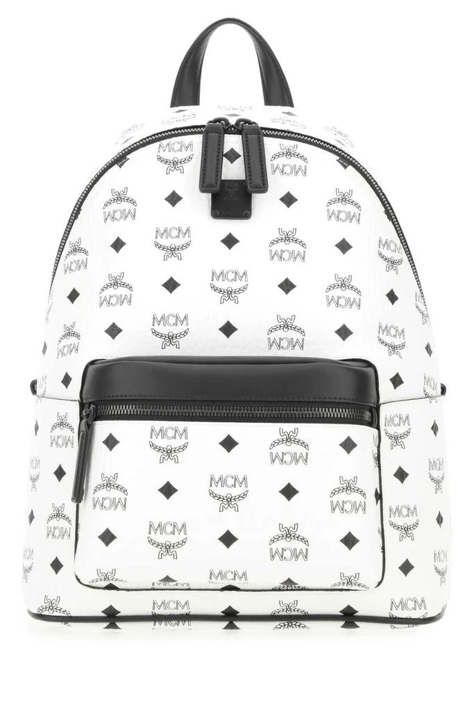 商品MCM|MCM Stark Monogram Zip-Up Backpack,价格¥5121,第1张图片