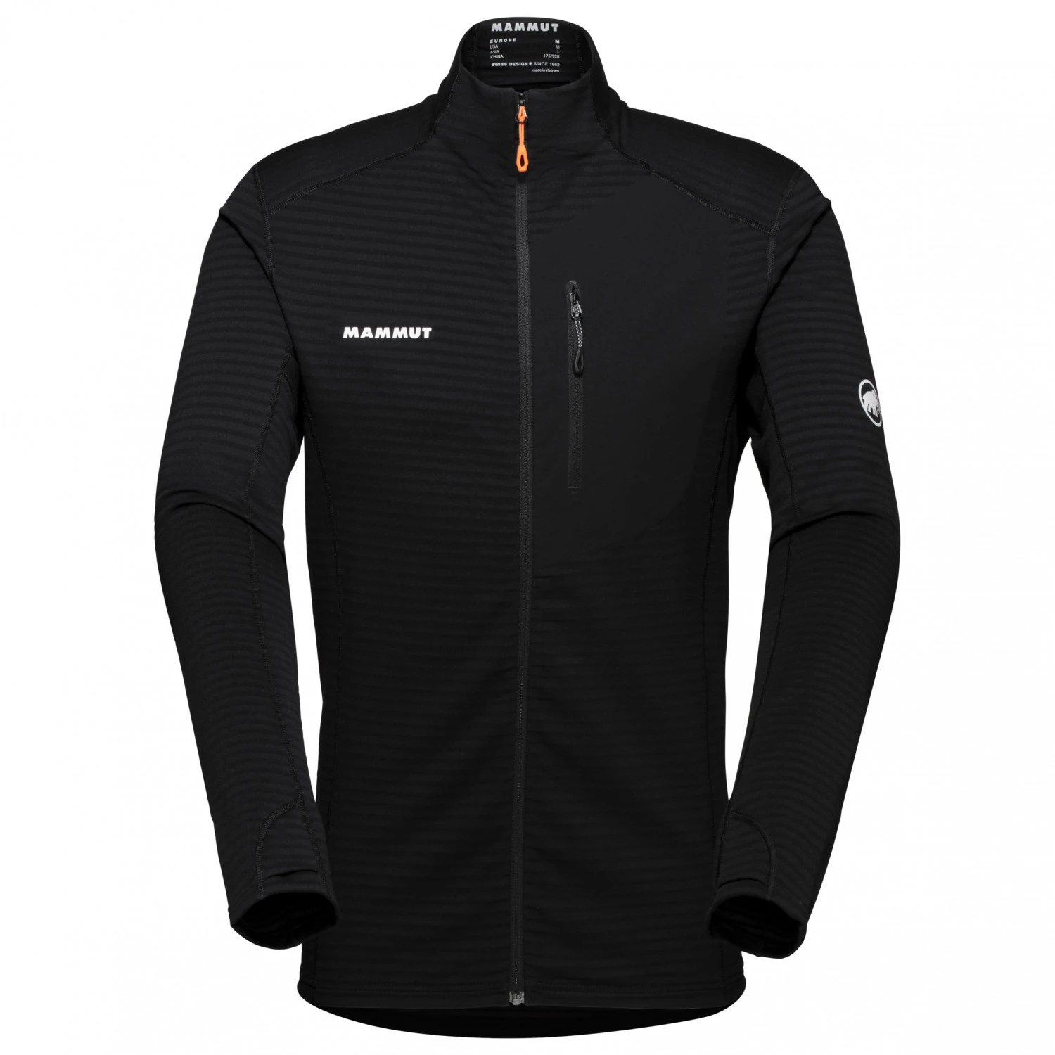 商品【商品预售7天】 Mammut|Mammut 男士户外软壳衣 0054390BLACK 黑色,价格¥1451,第2张图片详细描述