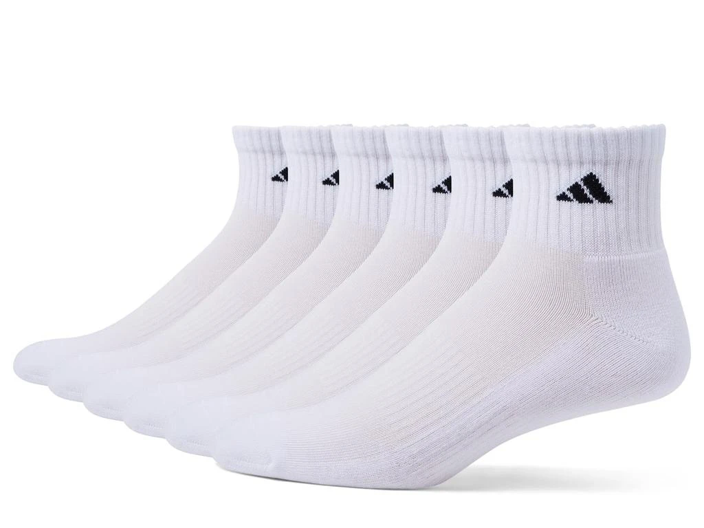 商品Adidas|Athletic 6-Pack Quarter Socks,价格¥116,第1张图片