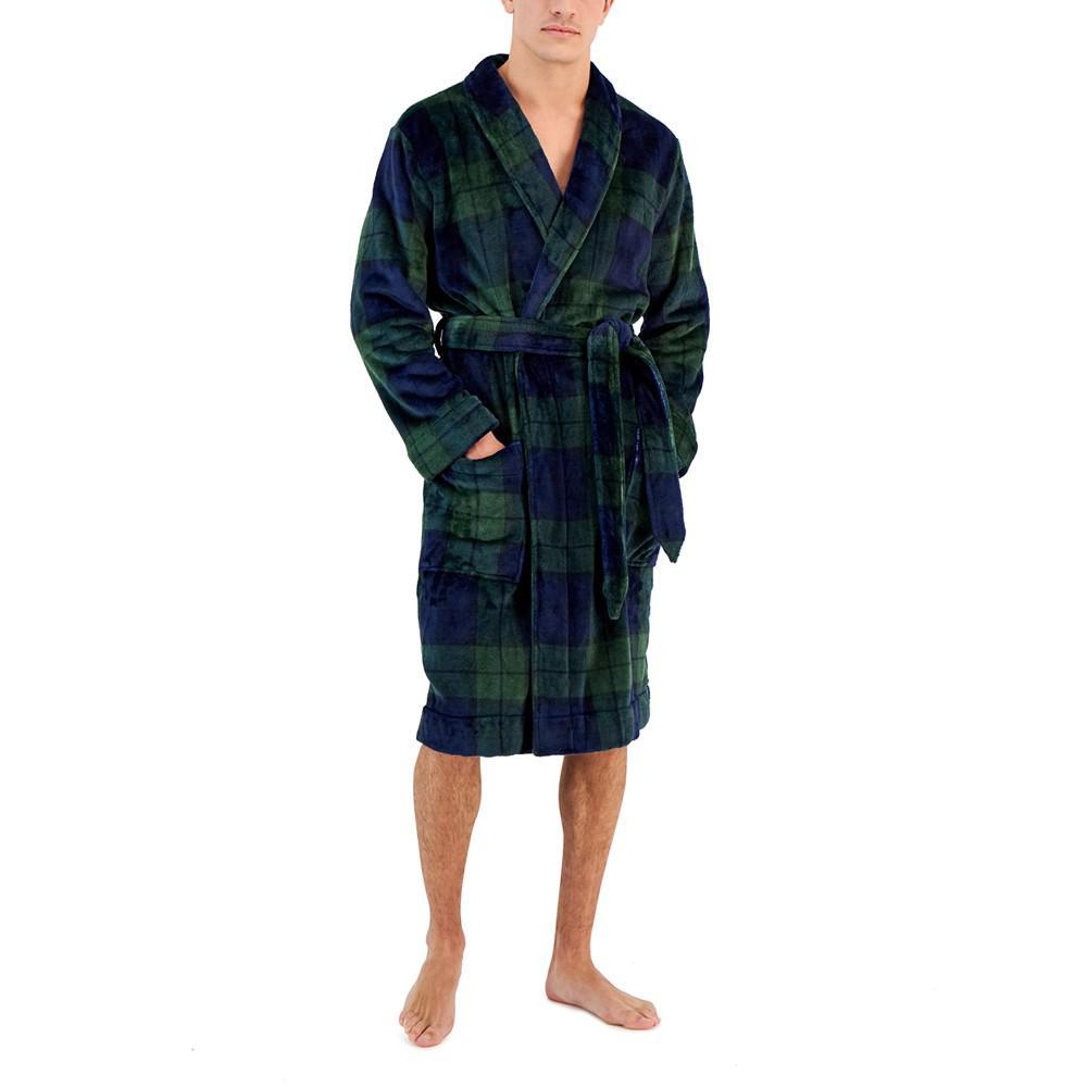商品Club Room|Men's Plush Pajama Robe, Created for Macy's,价格¥256,第1张图片