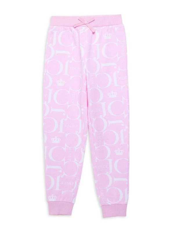 商品Juicy Couture|​Little Girl’s 2-Piece Fleece Peplum Hoodie & Pants Set,价格¥118,第3张图片详细描述