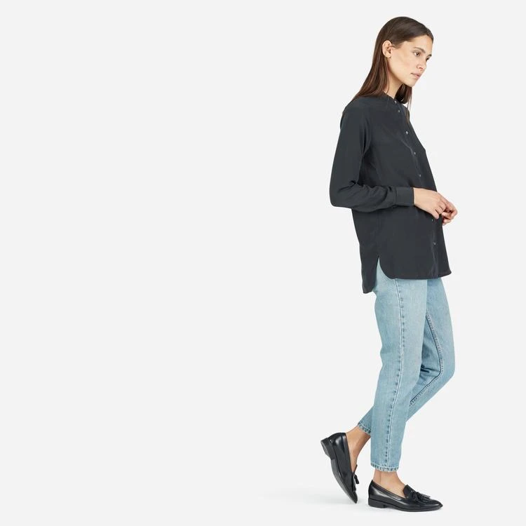 商品Everlane|宽松式无领真丝衬衣,价格¥361,第3张图片详细描述